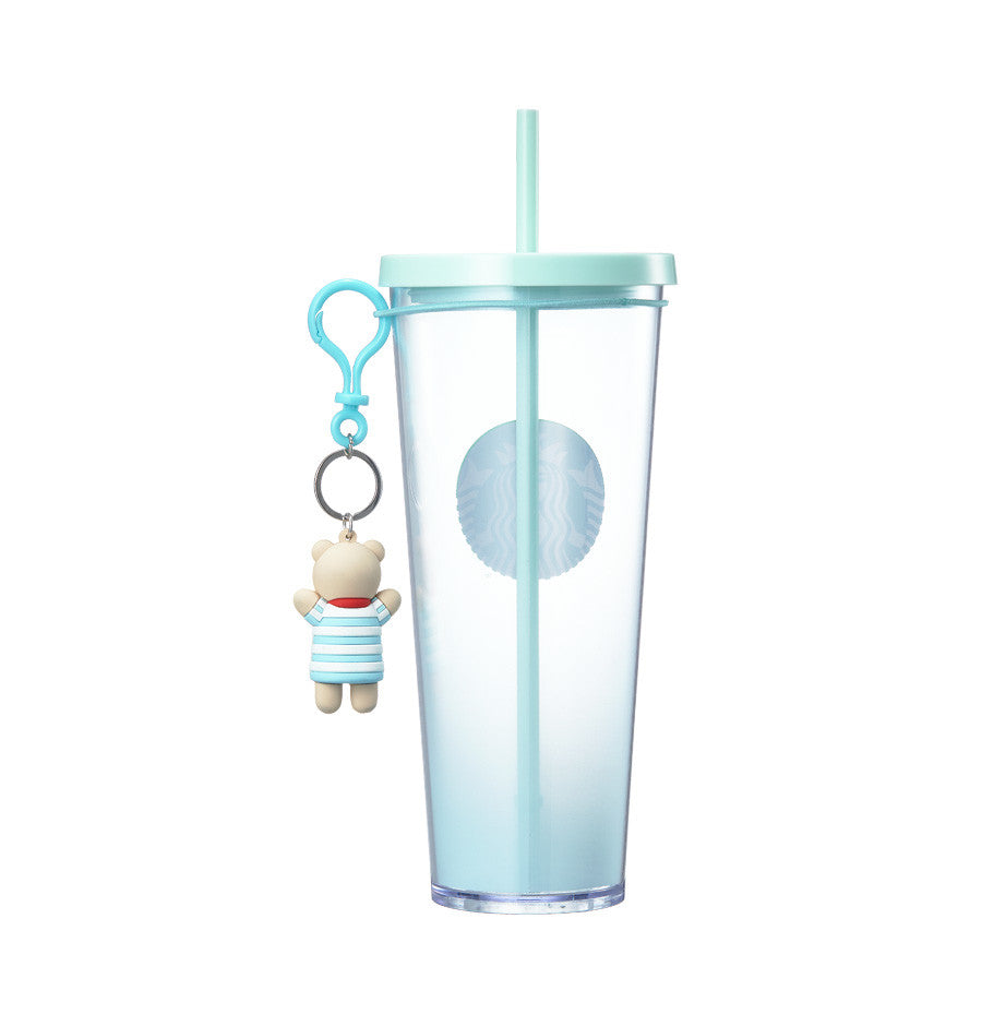 Starbucks Aqua Marine Figure Cold Cup 710ml Mint Bearista 2018 Summer