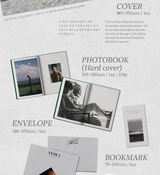 BTS - V TYPE 1 Photobook Limited Edition K-POP