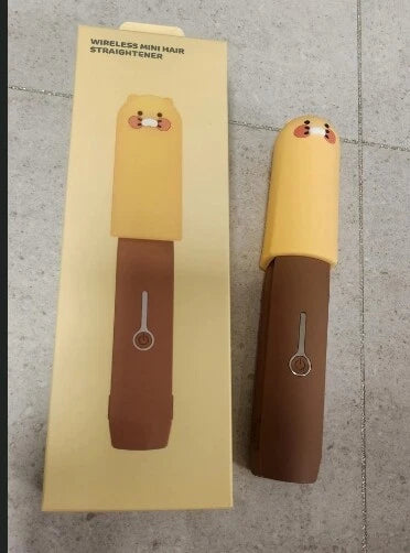 Kakao Friends Mini Wireless Hair Straightener Chunsik