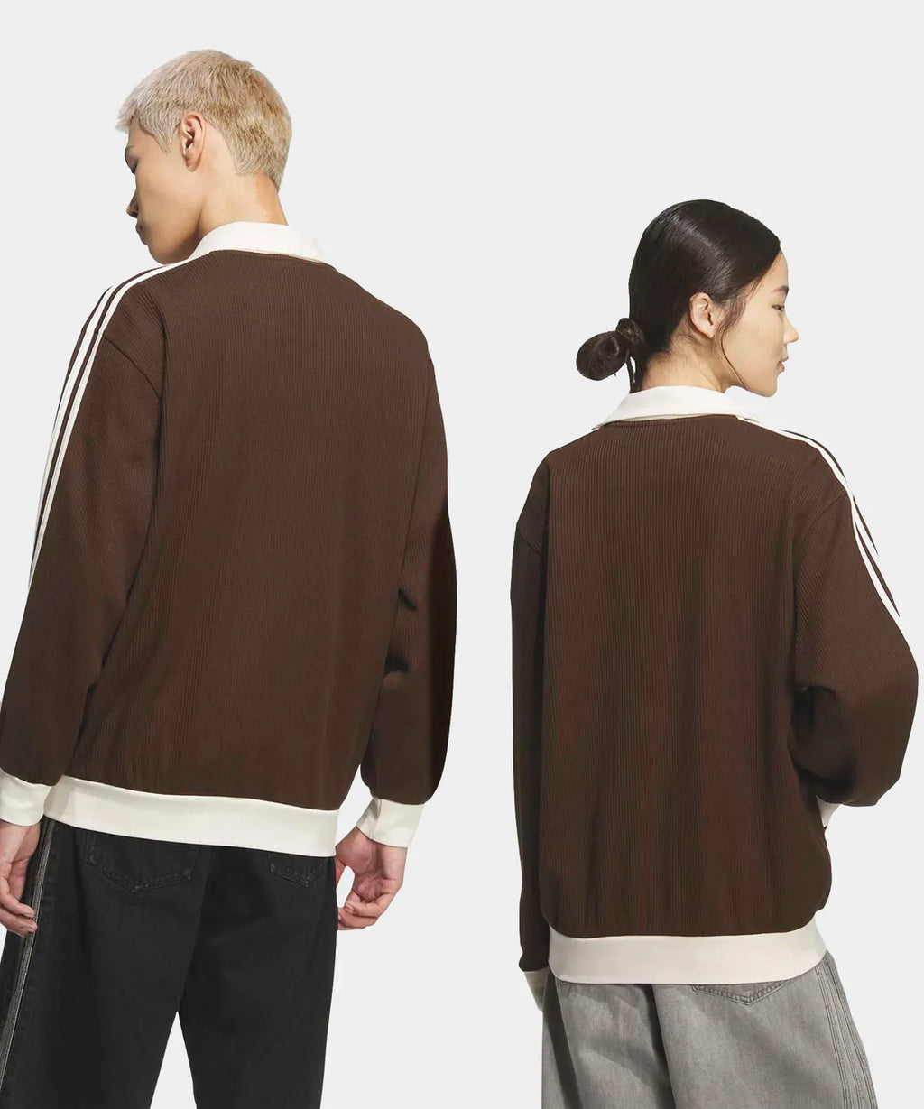 Adidas Waffle Classic Track Top Dark Brown KQ6865