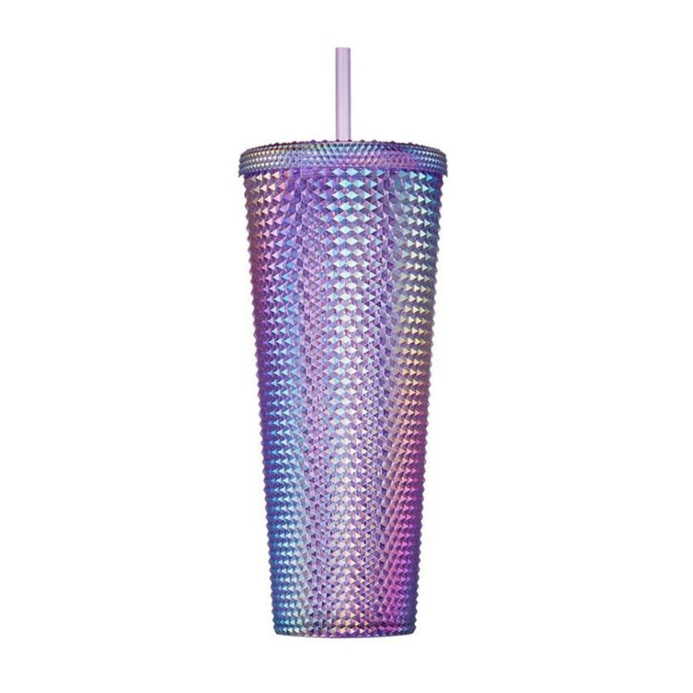 Starbucks 22 Summer Stud Purple Hologram Cold Cup 710ml