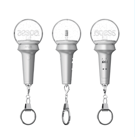 Aespa Mini Fanlight Keyring Portable Keychain Light K-POP