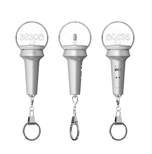 Aespa Mini Fanlight Keyring Portable Keychain Light K-POP