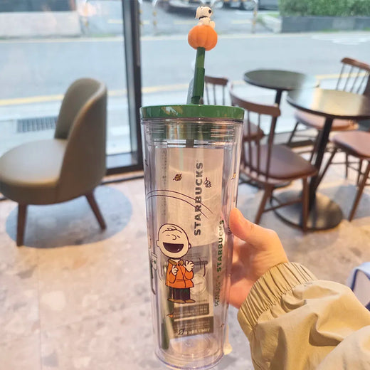Starbucks PL Pumpkin Peanuts Snoopy Cold Cup 710ml
