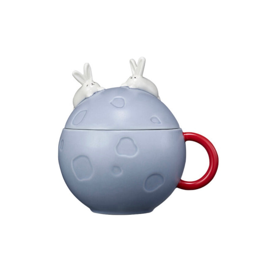 Starbucks Dome Lid Rabbit Mug 355ml Blue 2020 Fall