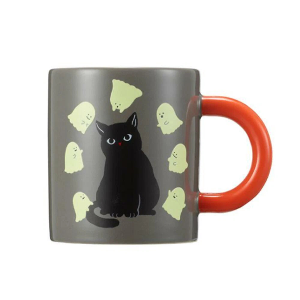 Starbucks 21 Halloween Cat Glow-in-the-Dark Mug 355ml, 2021 Halloween MD