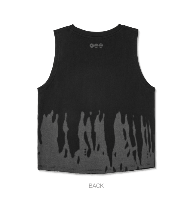 BTS Sleeveless T-Shirt Crop Fit Black Authentic K-POP