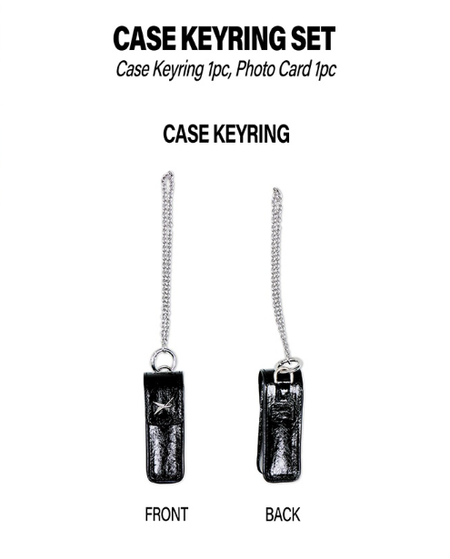 Aespa Case Keyring Set with Photo Card K-POP