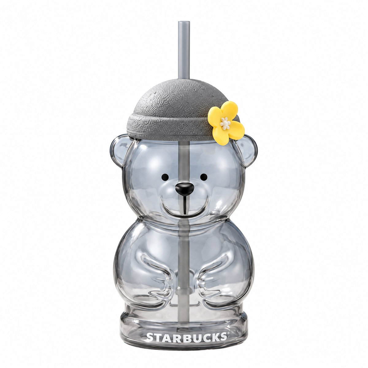 Starbucks Korea Exclusive 2024 Jeju Bearista Glass Cold Cup 591ml Limited
