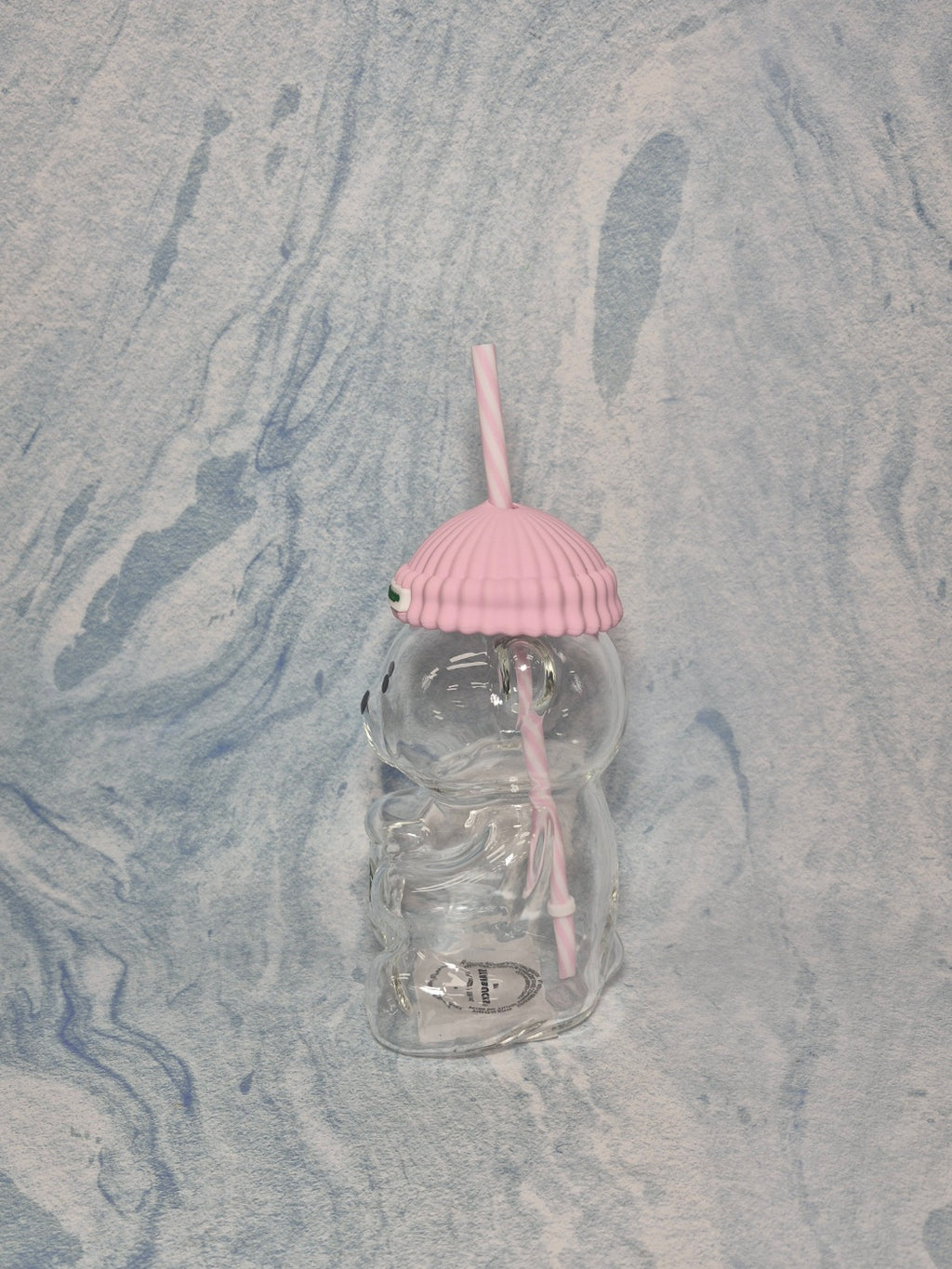Starbucks Baby Pink Bearista Glass Cold Cup 591ml, Gift for Foreign Guests