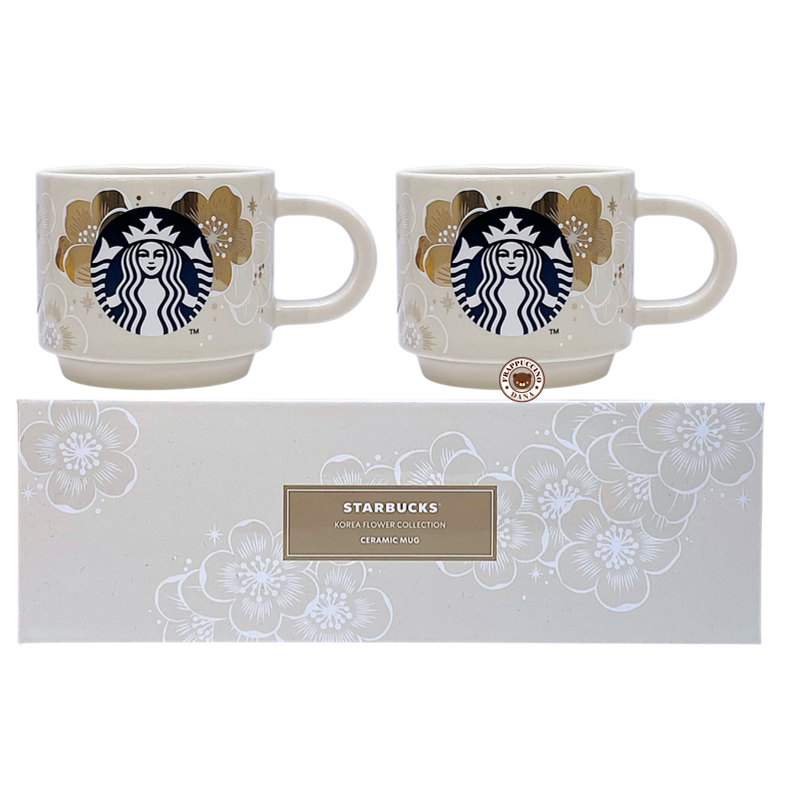 Starbucks Pear Blossom Demi Mug 89ml 2Pc Set
