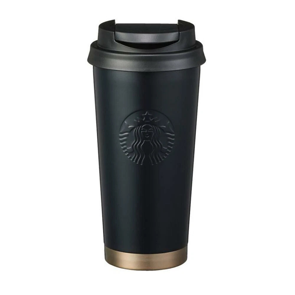 Starbucks Elma Tumbler 473ml Black Matte Laser Engraved Logo