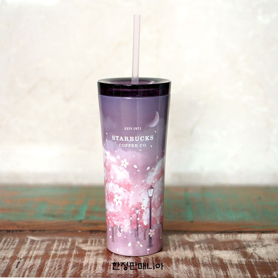 Starbucks SS Cherry Blossom Pine Cold Cup 473ml 2021 Limited Edition