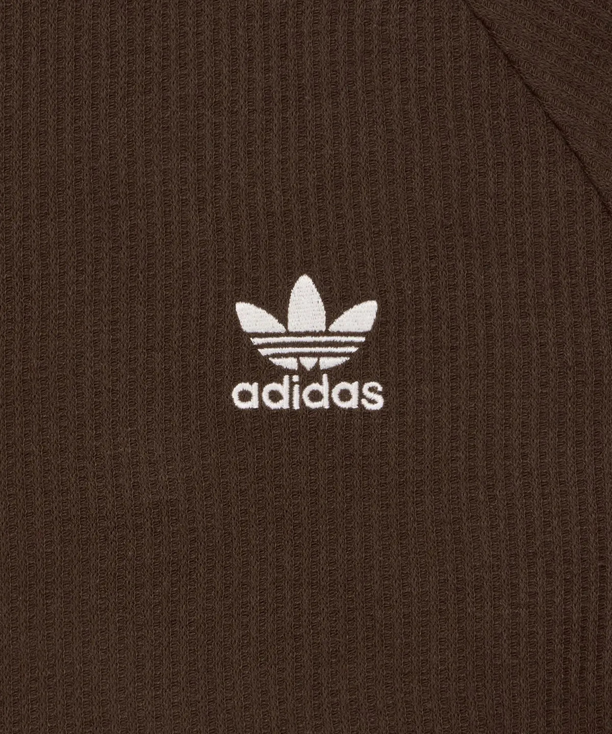Adidas Waffle Short-Sleeved Polo Shirt - Dark Brown KB5462