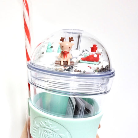 Starbucks Korea Rudolf Figure Cold Cup 473ml Holiday Christmas MD