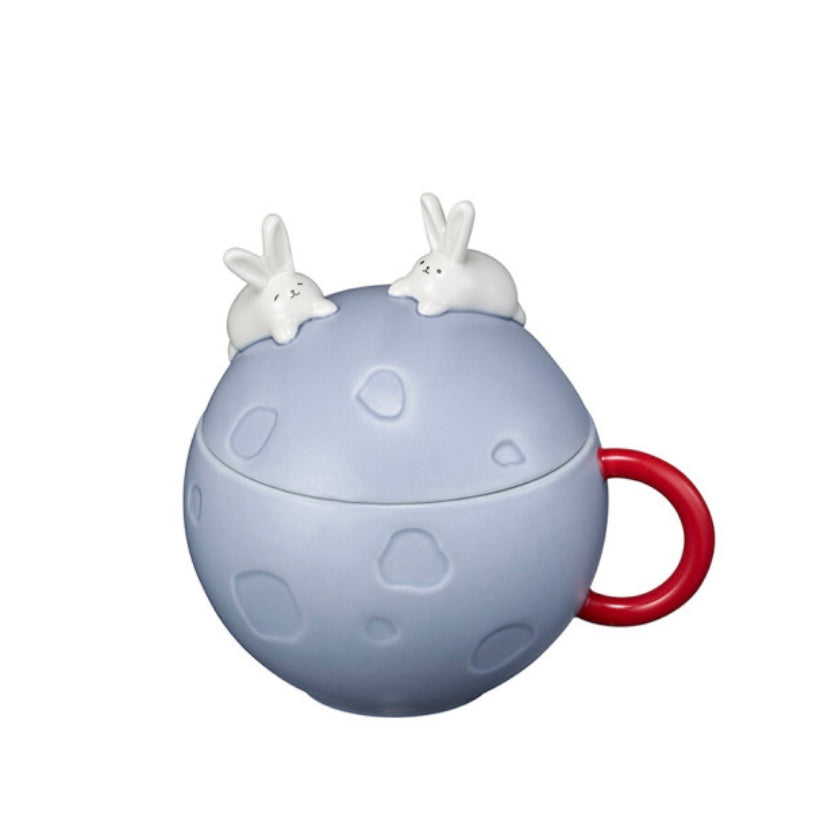 Starbucks Dome Lid Rabbit Mug 355ml Blue 2020 Fall