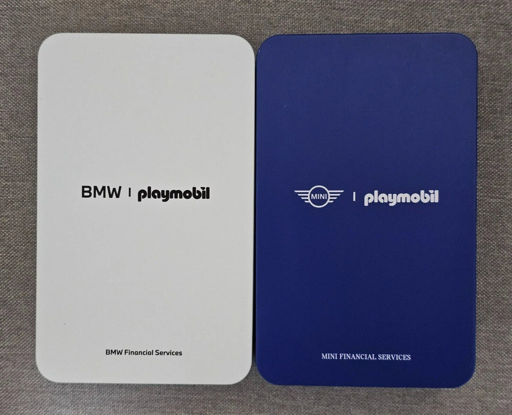 BMW Leather Keychain Playmobil Figure Keychain Set
