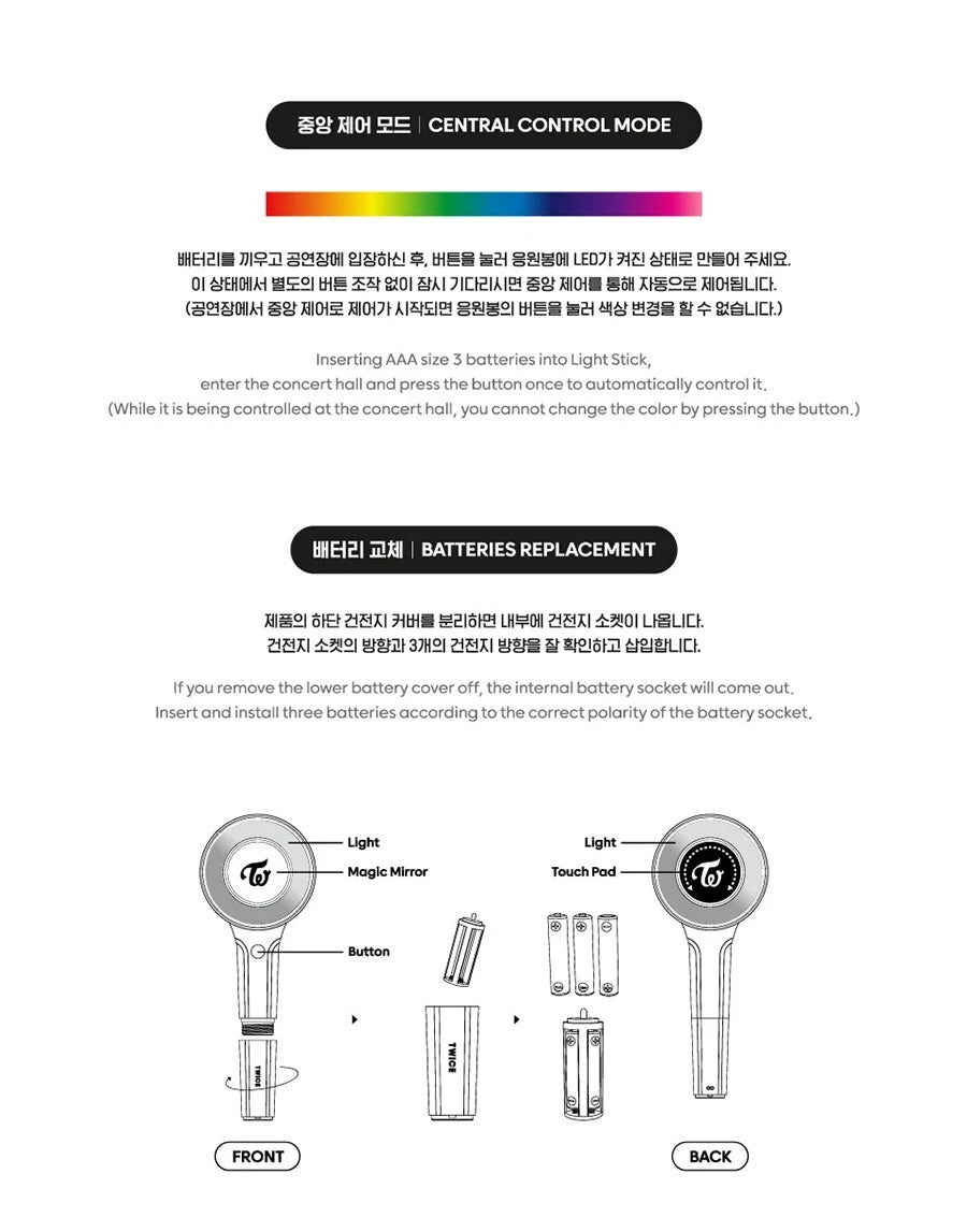 TWICE CANDYBONG Light Stick K-Pop Official Merchandise