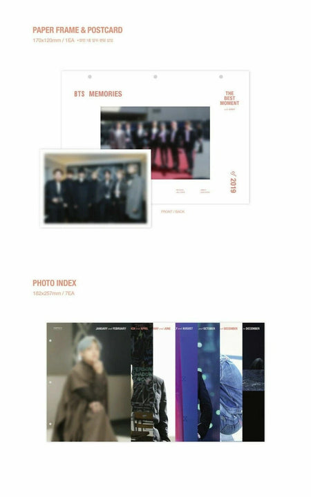 BTS Memories of 2019 DVD with Weverse Benefits K-POP