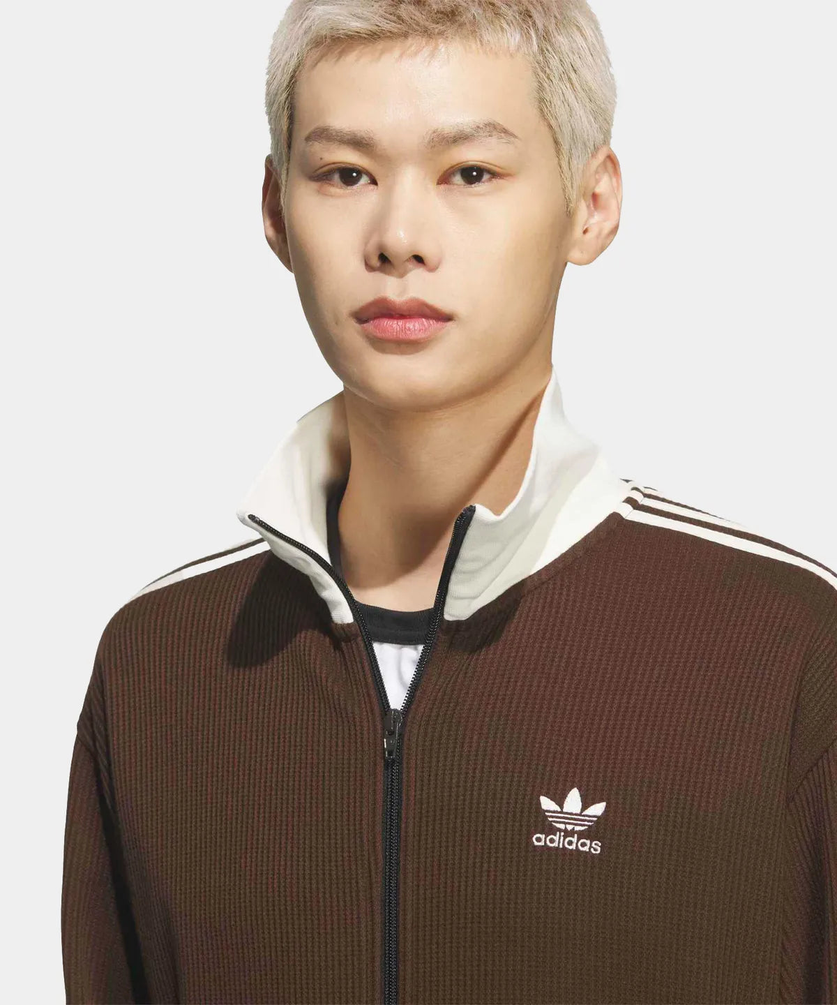Adidas Waffle Classic Track Top Dark Brown KQ6865