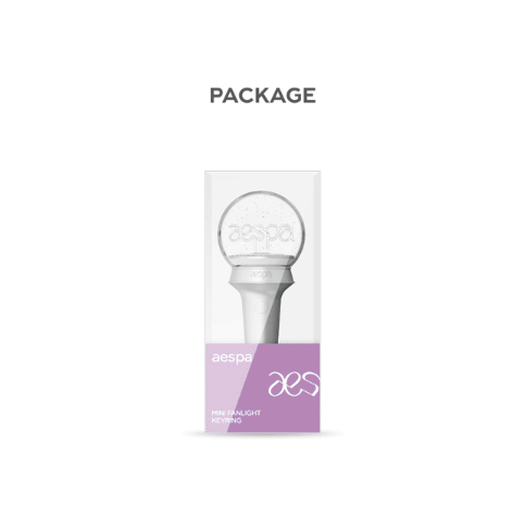 Aespa Mini Fanlight Keyring Portable Keychain Light K-POP