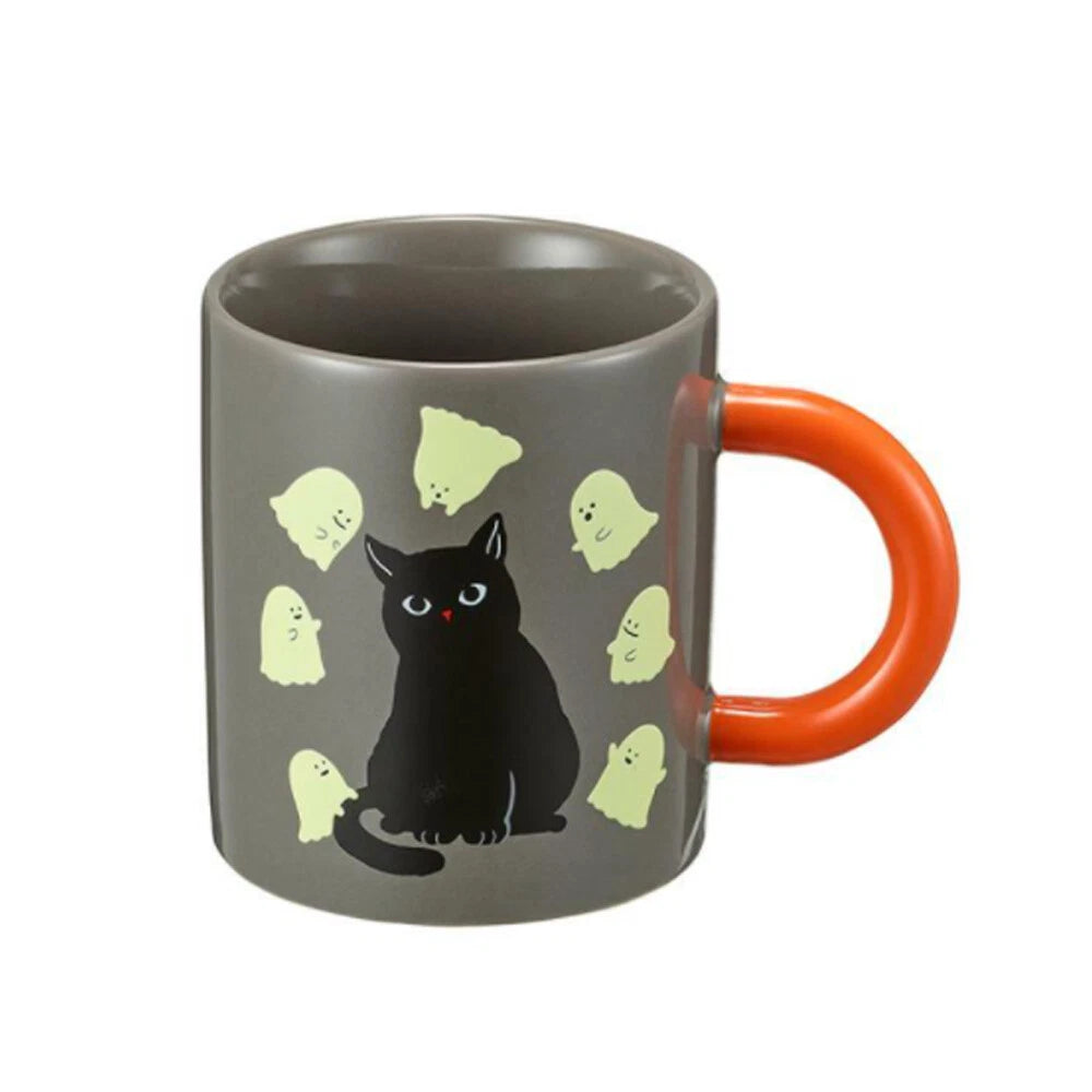 Starbucks 21 Halloween Cat Glow-in-the-Dark Mug 355ml, 2021 Halloween MD