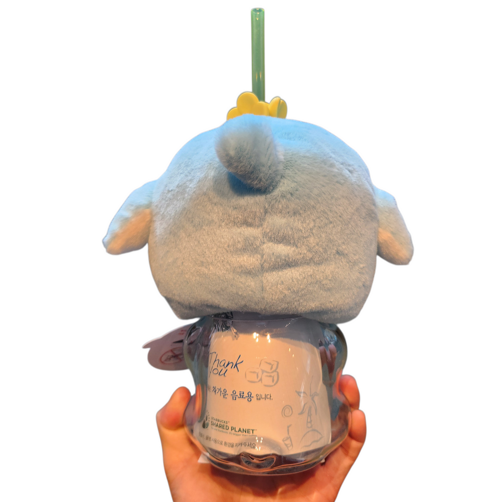 Starbucks Jeju Dolphin Bearista Glass Cold Cup 591ml