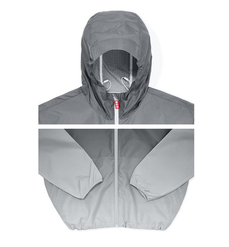 BTS Wind Jacket Gray Hoodie zip-up Authentic K-POP
