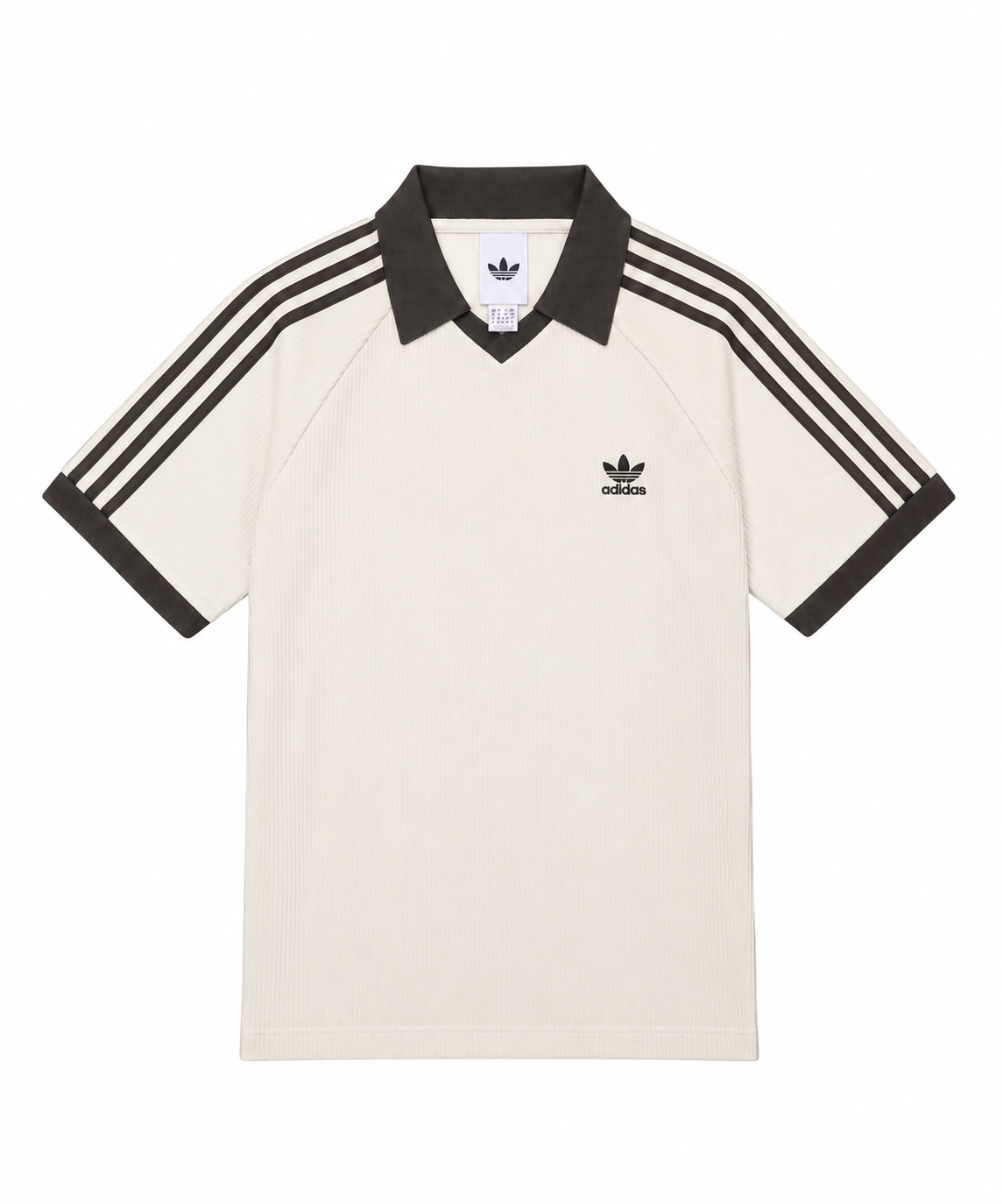 Adidas Waffle Short-Sleeved Polo Shirt - Wonder White JV9265