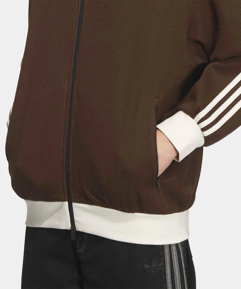 Adidas Waffle Classic Track Top Dark Brown KQ6865