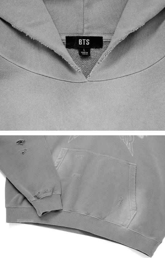 BTS Hoodie & Pants Set-up Gray Authentic K-POP
