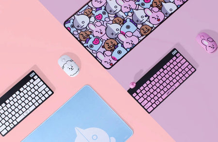 BTS BT21 Official Authentic Wireless Mouse Silent K-POP