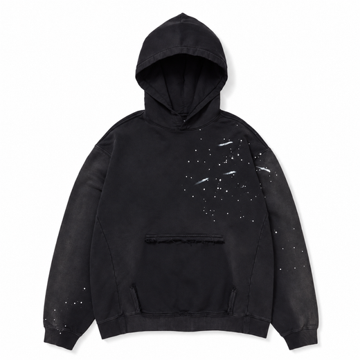 BTS Hoodie Black Cotton S-XL Sizes Authentic K-POP